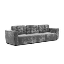 Прямой диван-кровать "Милан 2" (вариант 1) еврокнижка серый