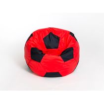Кресло-мешок "Мяч" Оксфорд красно-чёрный