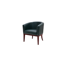 Кресло Вальтер черное экокожа 76*70*84 см