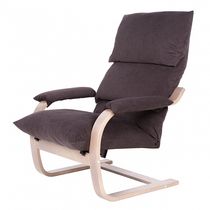 Кресло Онега 1076 в гостиную коричневое в современном стиле