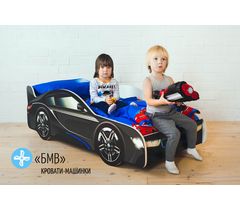 Детская кровать-машина «БМВ»