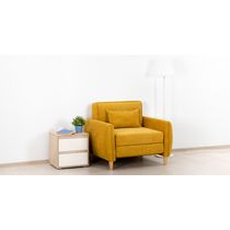 Кресло-кровать Анита ТК 371 велюр желтый