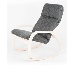 Кресло-качалка Сайма 430 серое эко-стиль