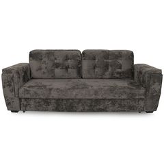 Прямой диван-кровать "Милан" (вариант 2) тик-так коричневый