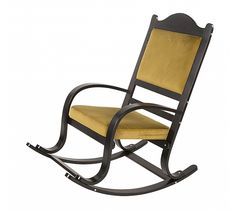 Кресло-качалка Лаена 385 оранжевое эко-стиль