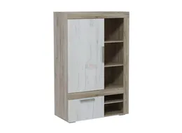 Шкаф комбинированный низкий Ольга 19