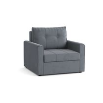 Кресло-кровать Лео (72) ТК 384 еврокнижка серый