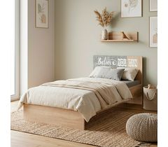 Колибри лофт Кровать односпальная