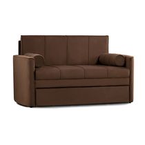 Прямой диван Мелани (120) ТД 367 выкатной коричневый в гостиную