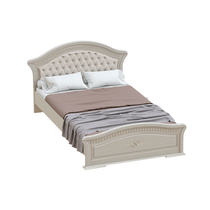 Кровать двуспальная с мягким изголовьем Николь 1600